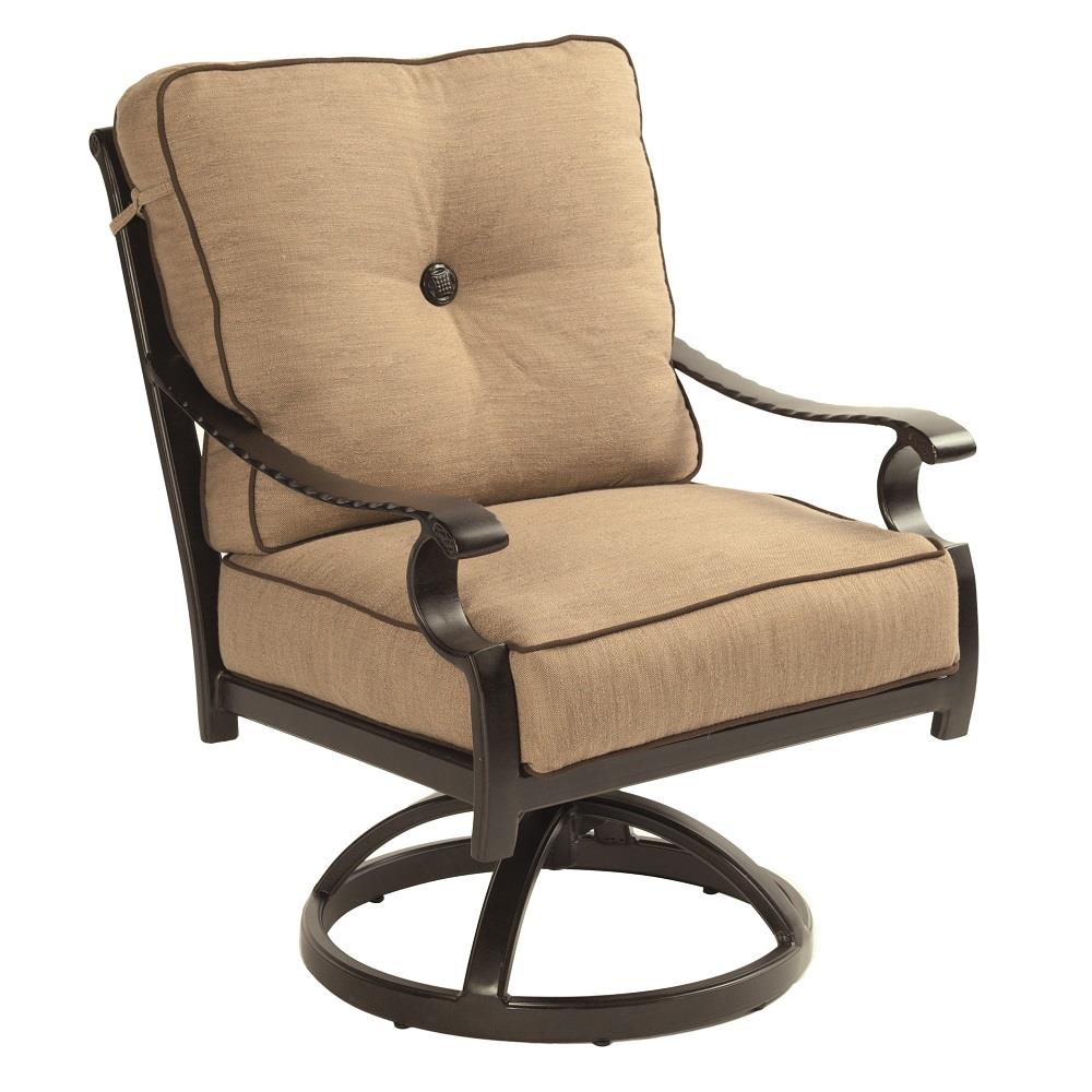 Monterey Cushioned Swivel Rocker Dining Chairs
