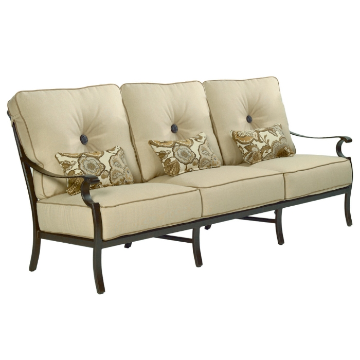 Castelle Monterey High Back Cushioned Sofa - 5834T