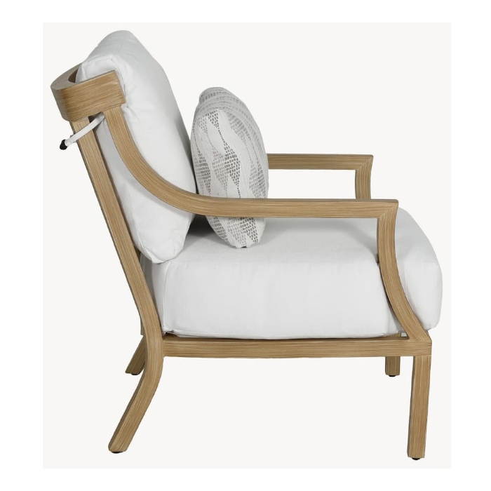Castelle Nicoya Lounge Chair with Accent Pillow side