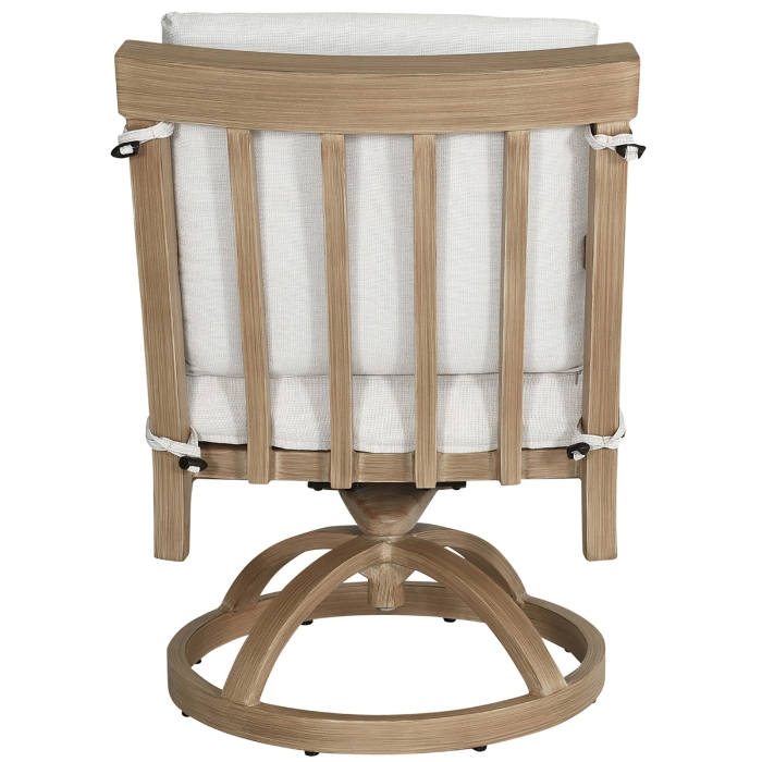 Nicoya Formal Arm Dining Swivel Rocker back