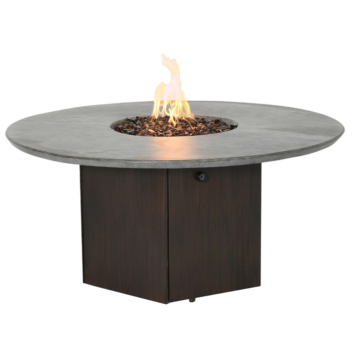 Castelle Nicoya 49" Round Coffee Table with Firepit