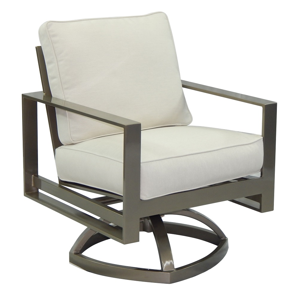 Castelle Park Place Cushioned Swivel Rocker Dining Chair - 2207T