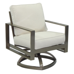 Castelle Park Place Cushioned Swivel Rocker Dining Chair - 2207T
