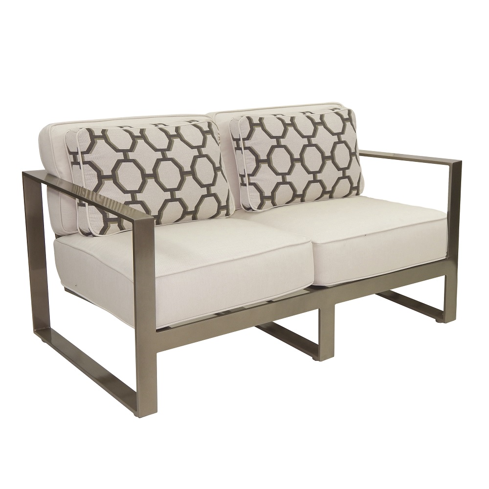 Castelle Park Place Cushioned Loveseat - 2211T