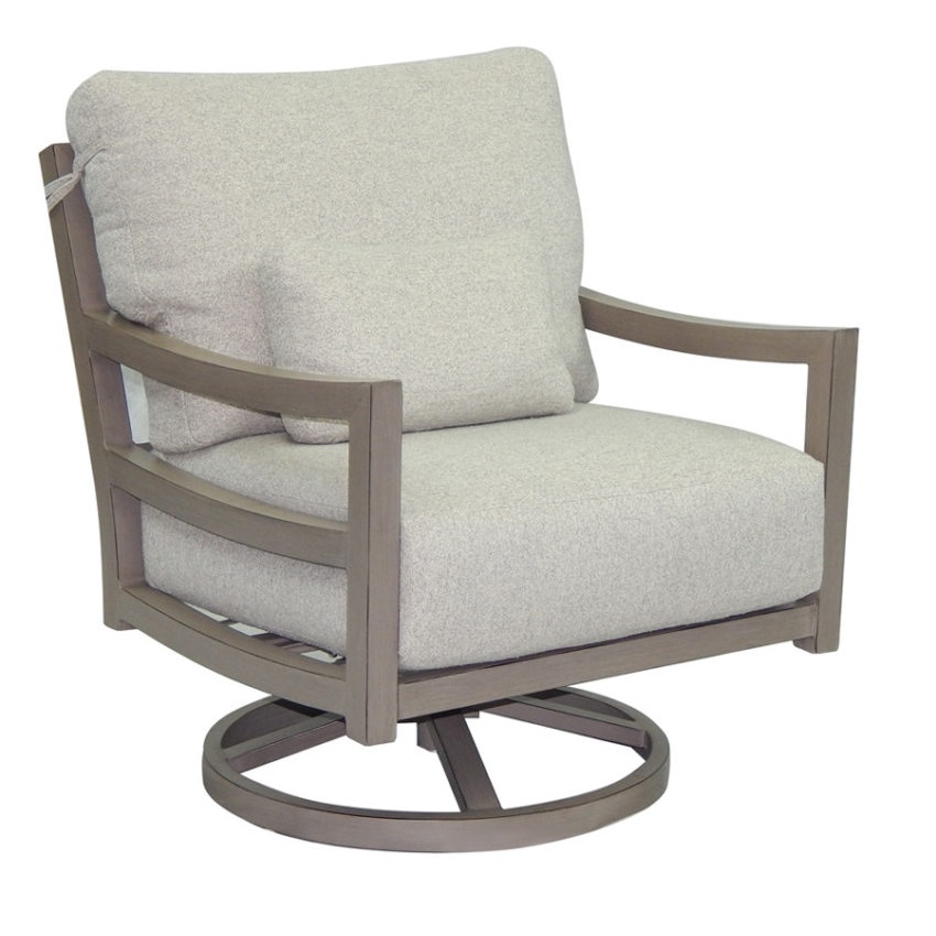 Castelle Roma Cushioned Lounge Swivel Rocker  - 9615R