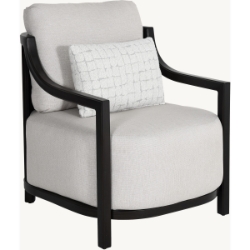 Castelle Samara Cushioned Lounge Chair with One Accent Pillow