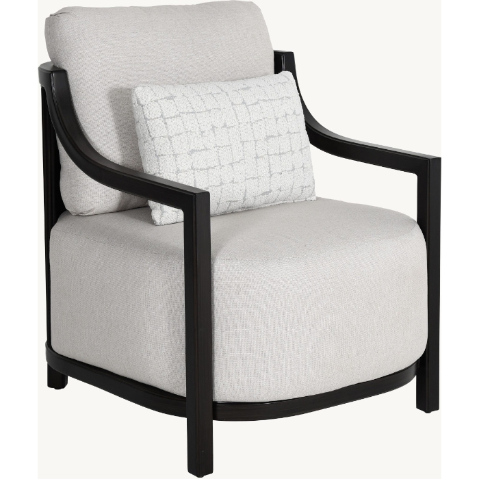 Castelle Samara Cushioned Lounge Chair with One Accent Pillow