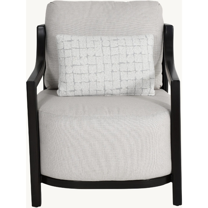 Samara Cushioned Lounge Chair with One Accent Pillow - 6B10R
