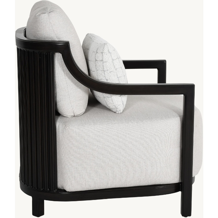 Samara Cushioned Lounge Chair with One Accent Pillow - 6B10R