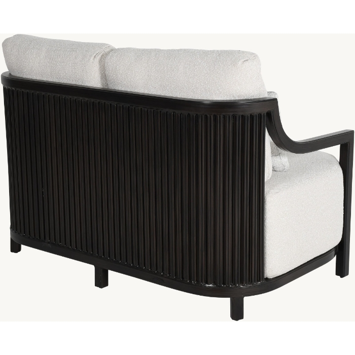 Samara Cushioned Loveseat with Two Accent Pillows - 6B11R