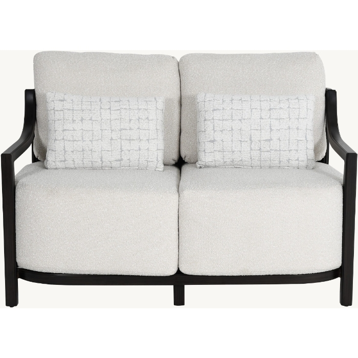 Samara Cushioned Loveseat with Two Accent Pillows - 6B11R