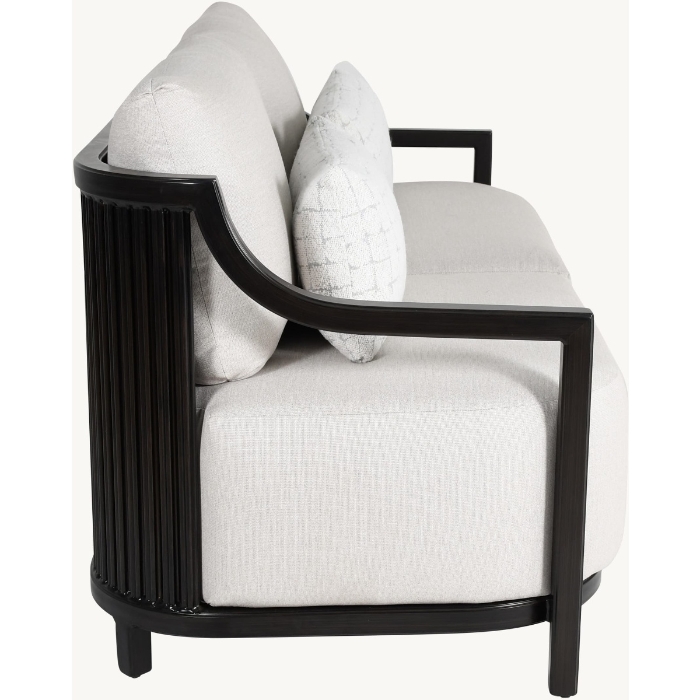 Samara Cushioned Sofa with Three Accent Pillows - 6B14R