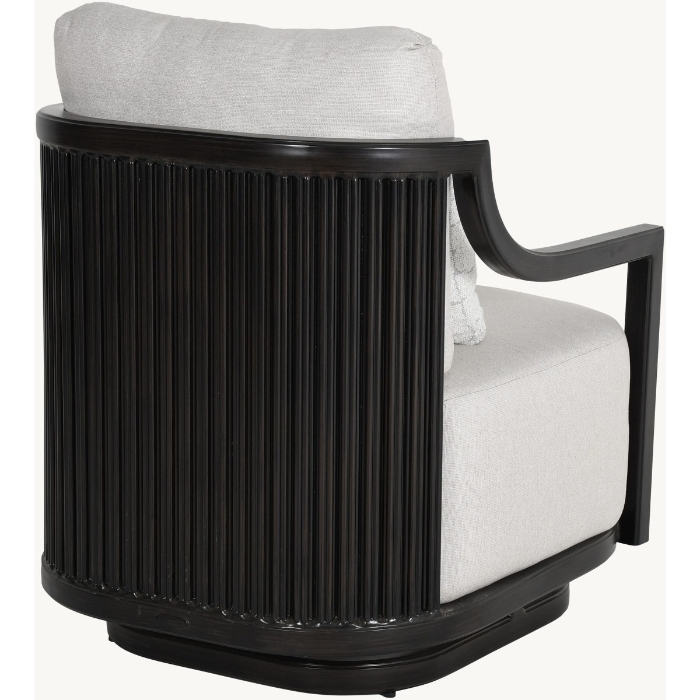 Samara Cushioned Lounge Action Chair with One Accent Pillow - 6B18R