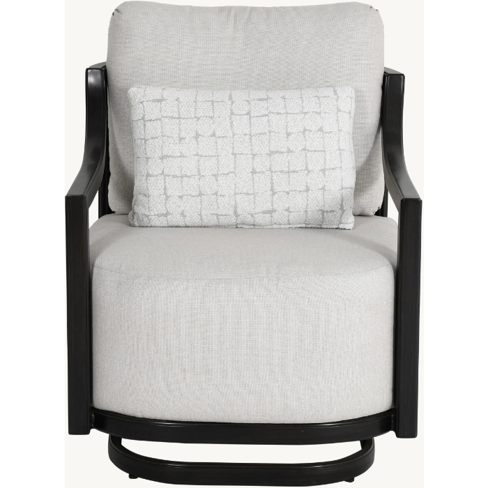 Samara Cushioned Lounge Action Chair with One Accent Pillow - 6B18R