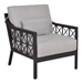 Castelle Saxton Cushioned Lounge Chair with One Accent Pillow - 2C10R