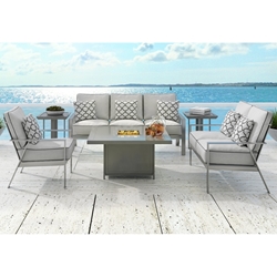 Castelle Trento Cushion Modern Outdoor Furniture Set - CS-TRENTO-SET3