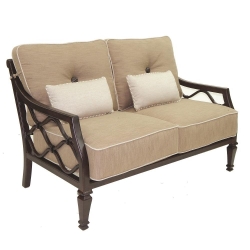 Castelle Villa Bianca Cushioned Loveseat  - 1111T