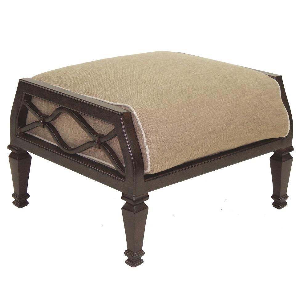Villa Bianca Cushioned Ottomans