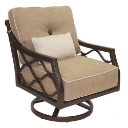 Castelle Villa Bianca Cushioned Lounge Swivel Rocker - 1115T
