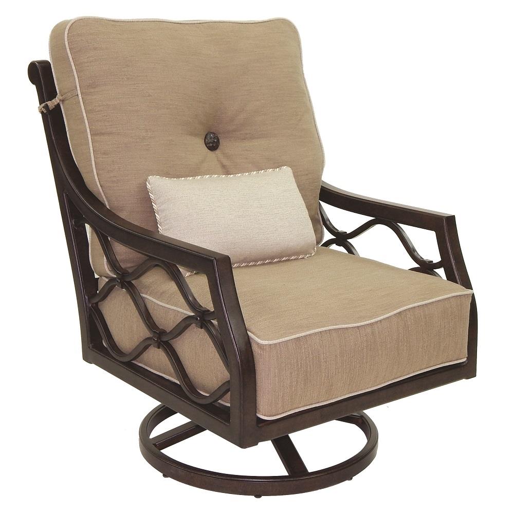 Castelle Villa Bianca High Back Cushioned Lounge Swivel Rocker - 1116T