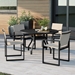 Modern elevated dining outdoor furniture