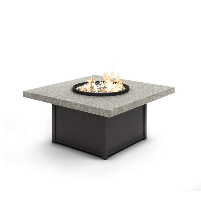 Homecrest Shadow Rock 42" Square Lounge Fire Pit