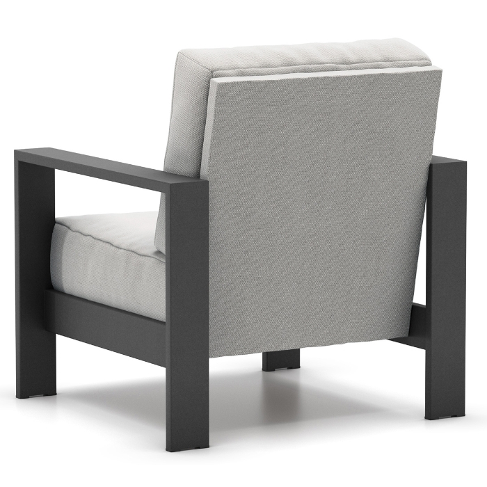 Blair Slip Cover Chat Chair ash back
