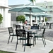 Commercial outdoor dining chairs steel