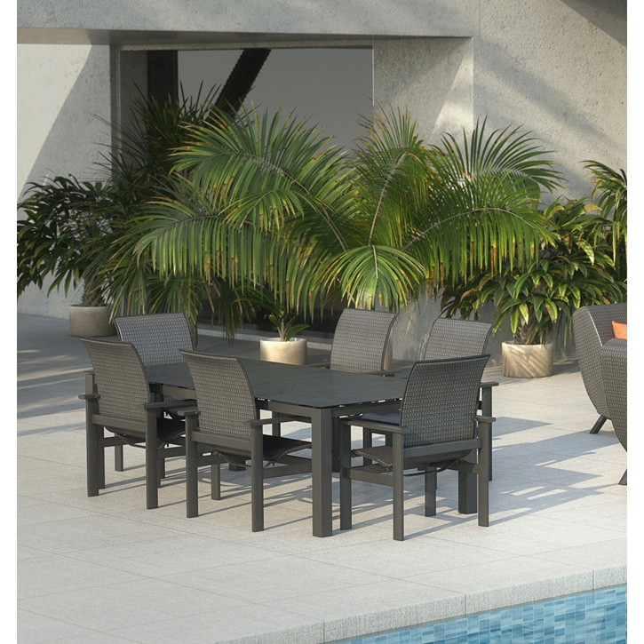 Homecrest Elements Modern Patio Dining Set - HC-ELEMENTS-SET2