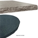 faux stone top fire table