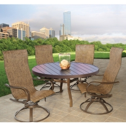 Homecrest Holly Hill 5 Piece Patio Dining Set - HOMECREST-HOLLYHILL-SET2
