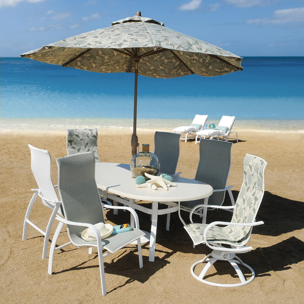 Homecrest Holly Hill 7 Piece Patio Dining Set - HOMECREST-HOLLYHILL-SET3