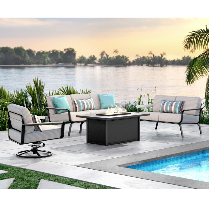 Latitude 32" x 50" Lounge Fire Pit Table - 893250XLTTT
