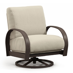 Homecrest Magenta Cushion Swivel Rocker Chat Chair - 4190A