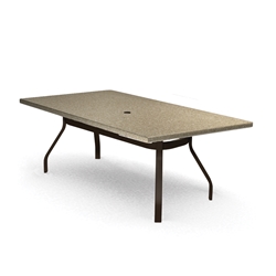 Homecrest Stonegate 42 inch by 62 inch Rectangle Dining Table - 374262DSG