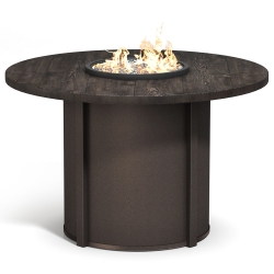 Homecrest Timber 54" Balcony Round Fire Pit Table - 54RTMFPTT-89RBC