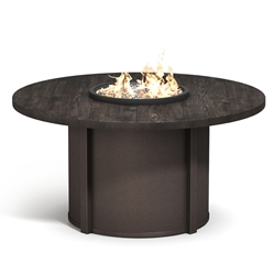 Homecrest Timber 54" Round Dining Fire Table - 54RTMFPTT-89RDC