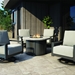 American made outdoor fire pit table