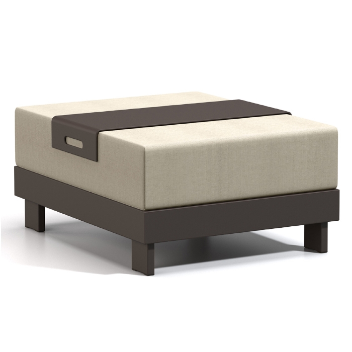 Urban Cushion Ottoman with tray