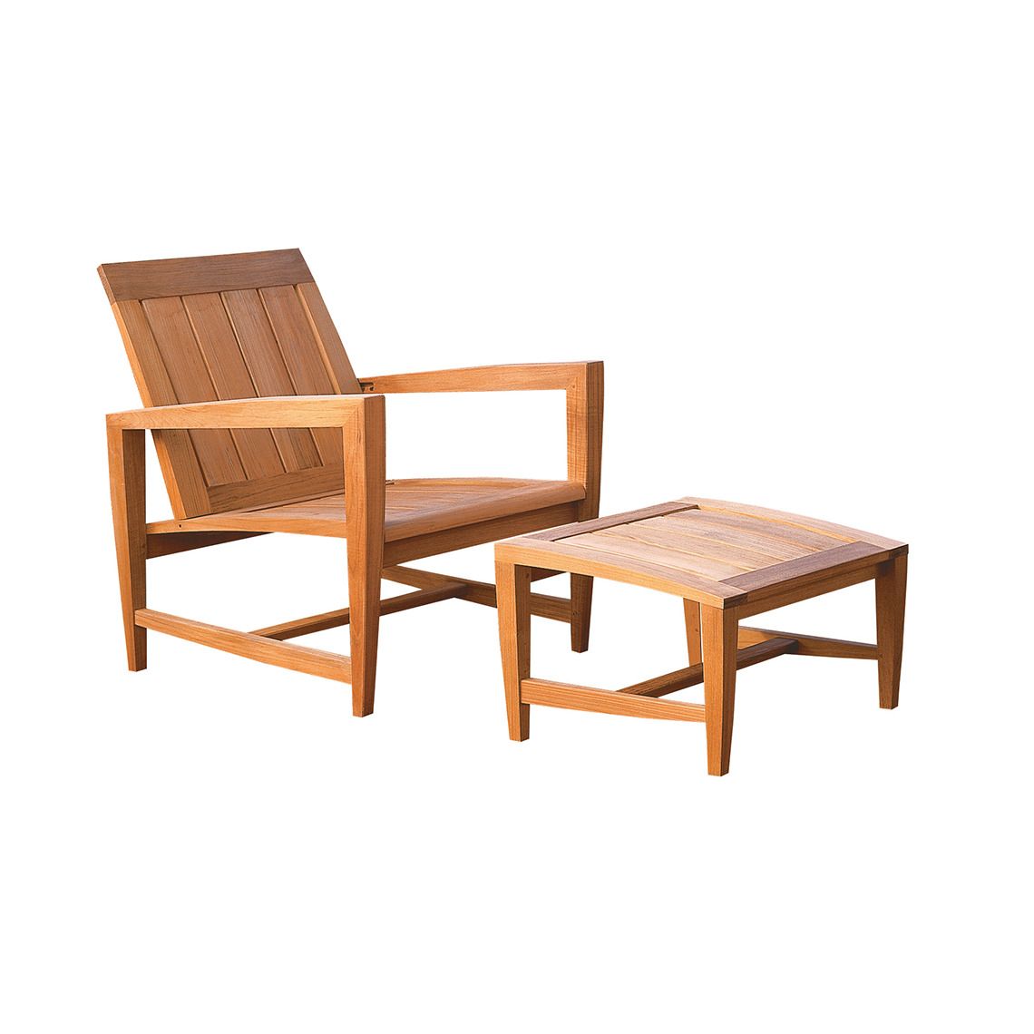 Kingsley Bate Amalfi Club Chair no cushions