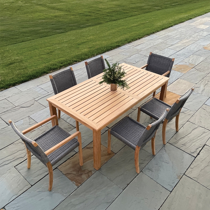 Bainbridge 85" x 40" Rectangle Dining Table set