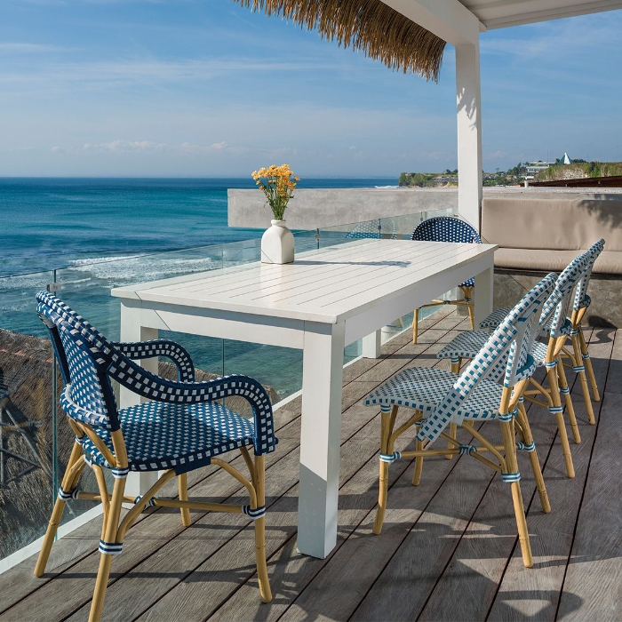 Cafe Stacking Dining Armchair set