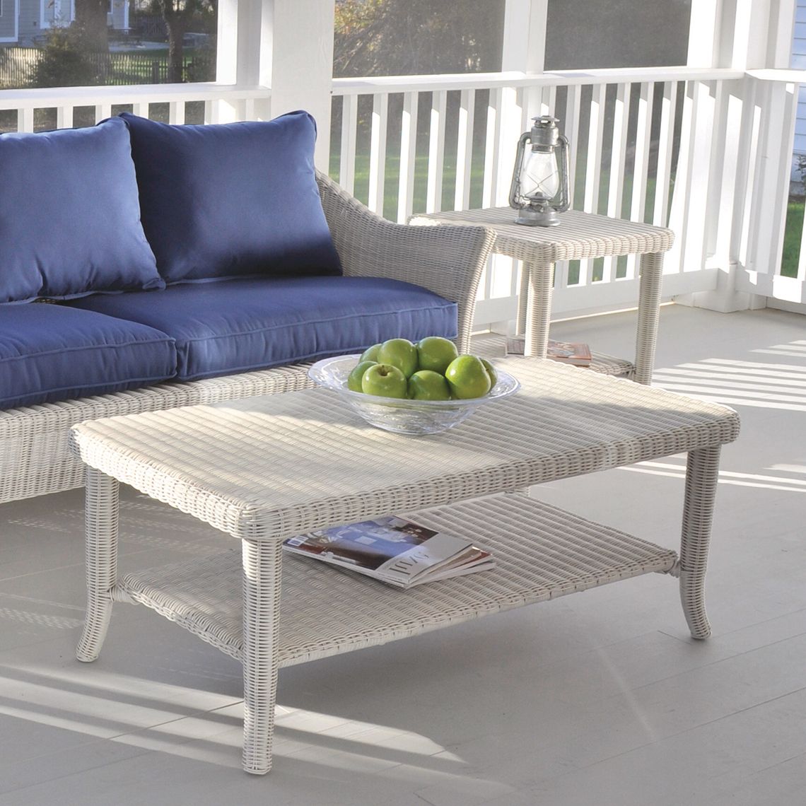 Cape Cod 47" x 23" Rectangle Coffee Table lifestyle
