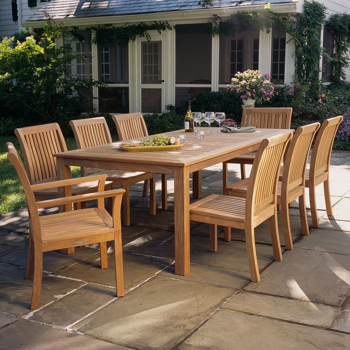 Chelsea Teak Dining Set for 8