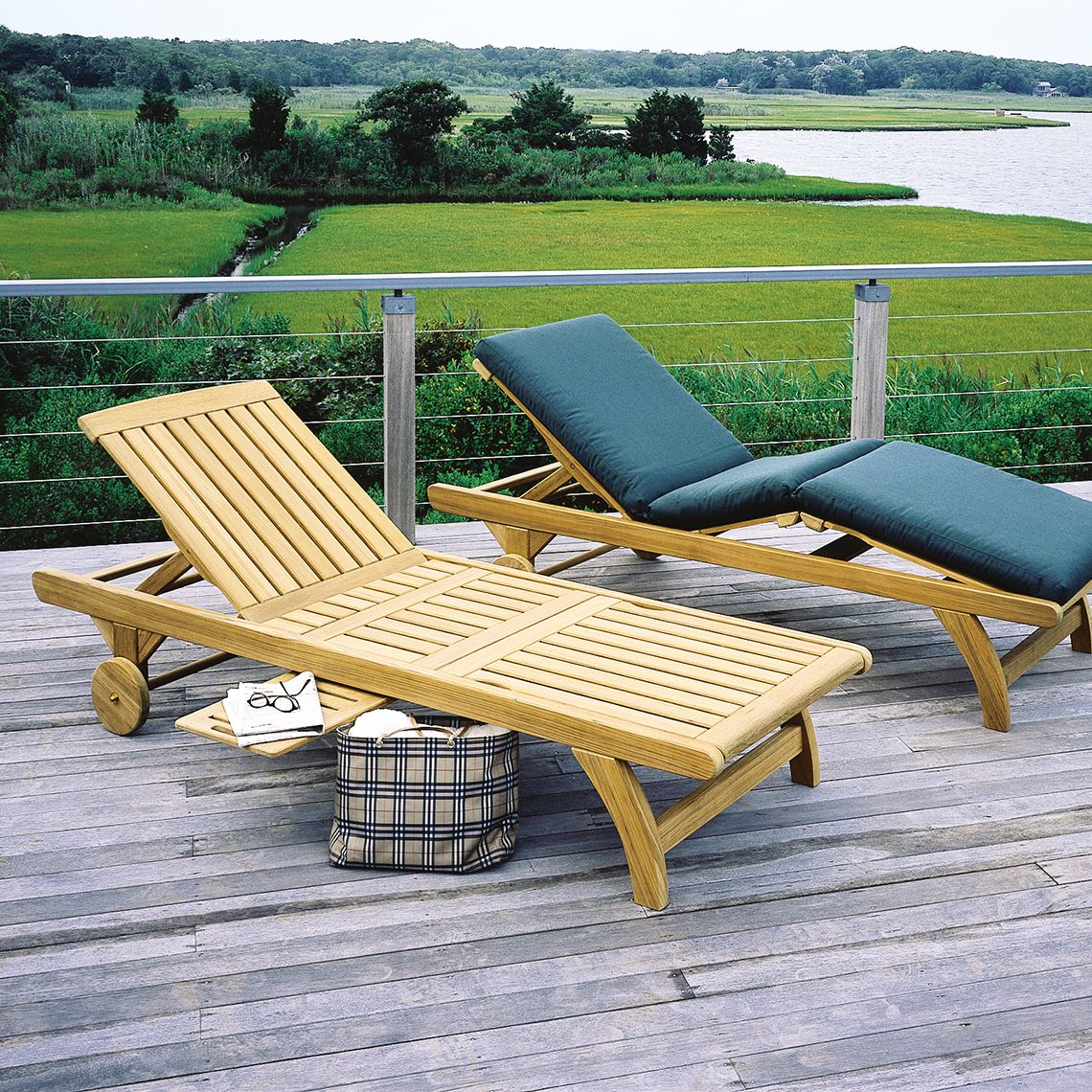 Classic Teak Steamer Set