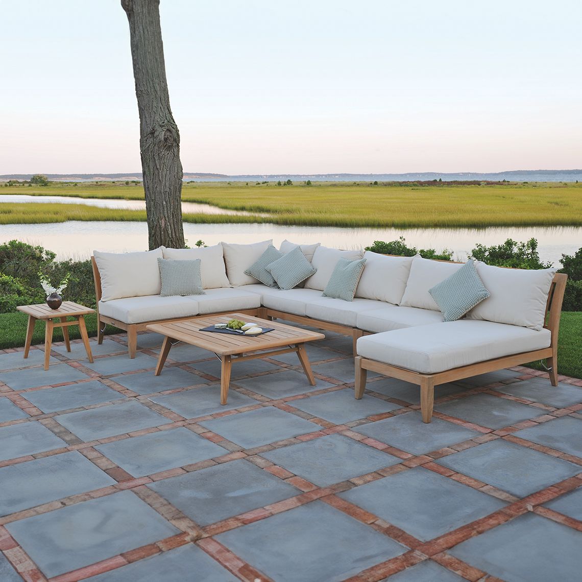 Kingsley Bate Ipanema Modern Teak Sectional - KB-IPANEMA-SET1