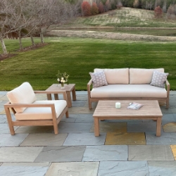 Kingsley Bate Montauk Sofa and Lounge Chair Patio Set - KB-MONTAUK-SET3