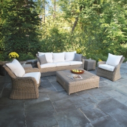 Kingsley Bate Sag Harbor Wicker Patio Set - KB-SAGHARBOR-SET3