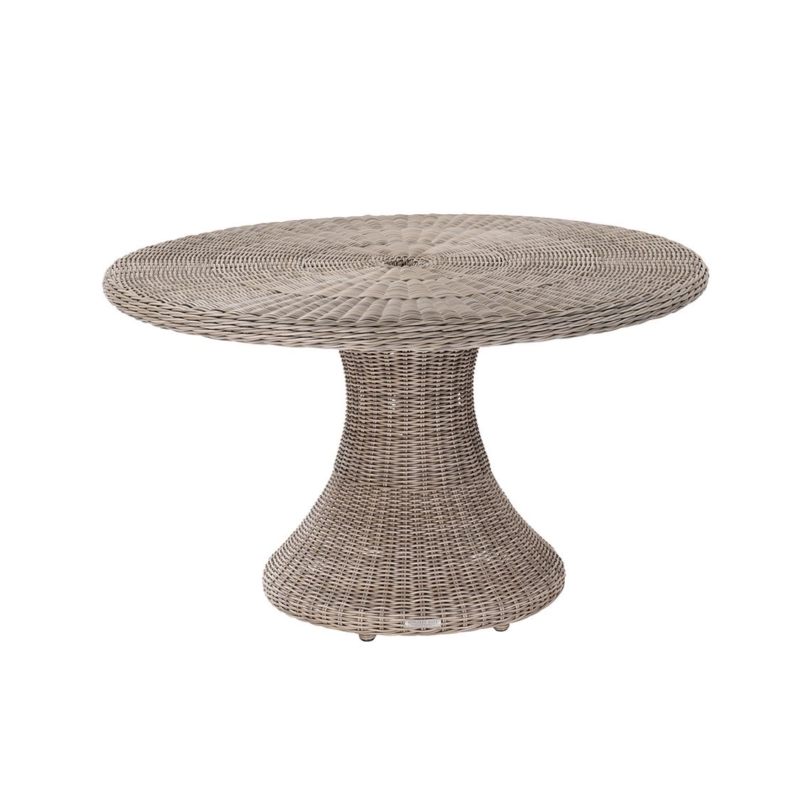 Sag Harbor 52" Round Dining Table with Glass Top