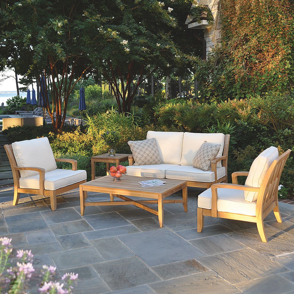 Somerset Teak Deep Seating Patio Set